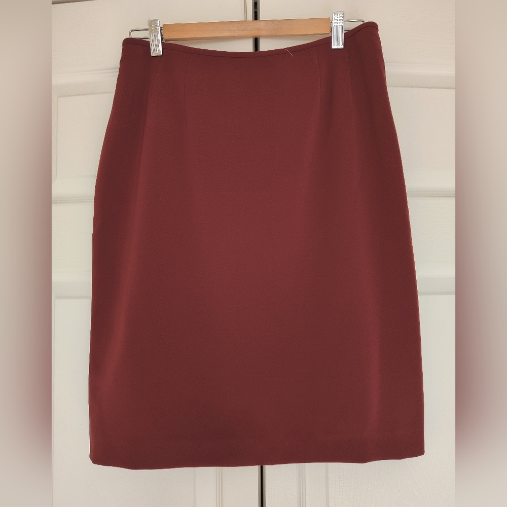 NWOT Burgundy Skirt